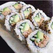 Cooked Tuna (V) Uramaki