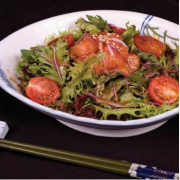 Salmon with Green Salad